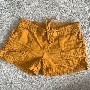 Gold orange shorts